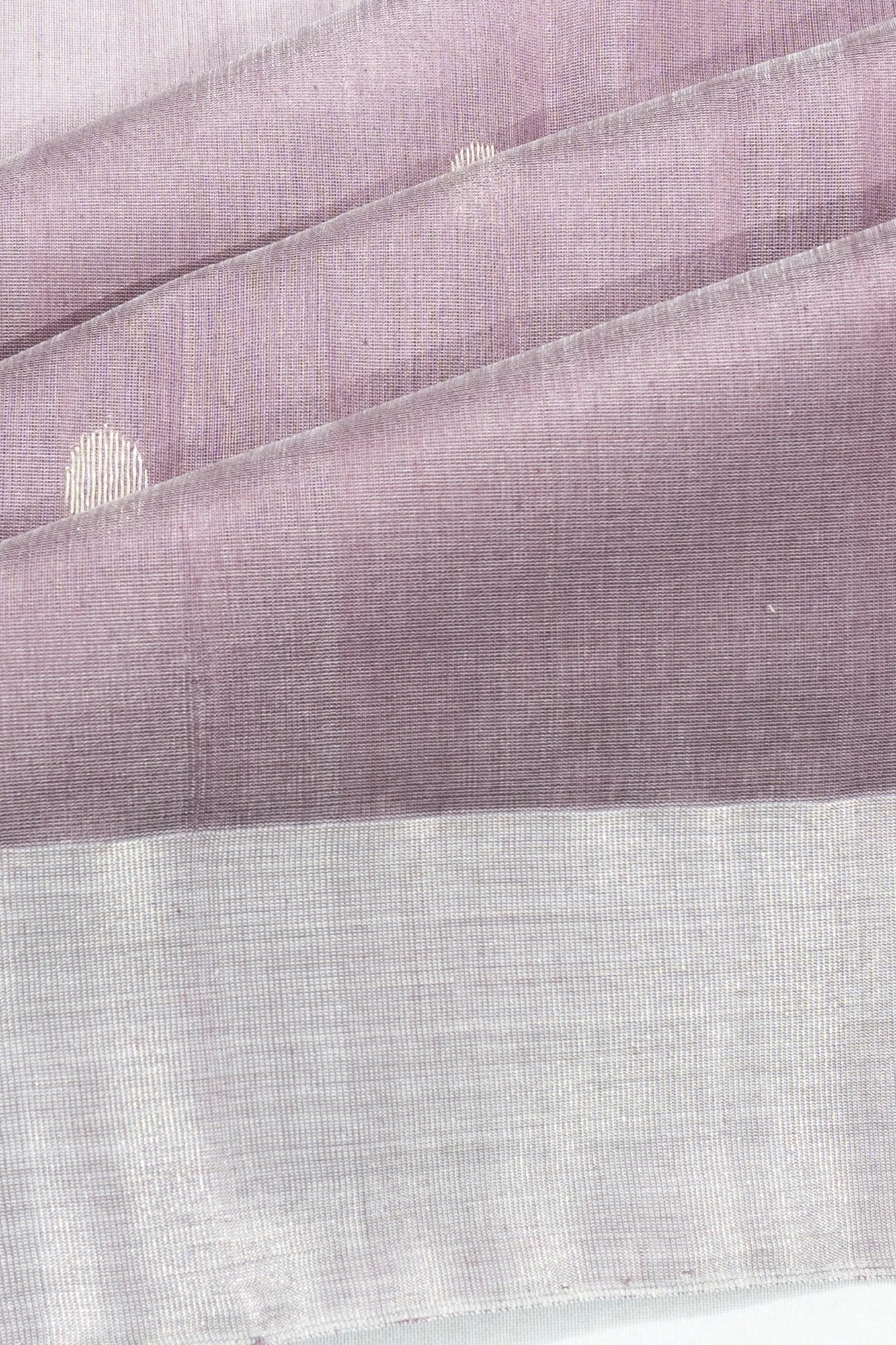 Chanderi Silk Butta Lilac Saree