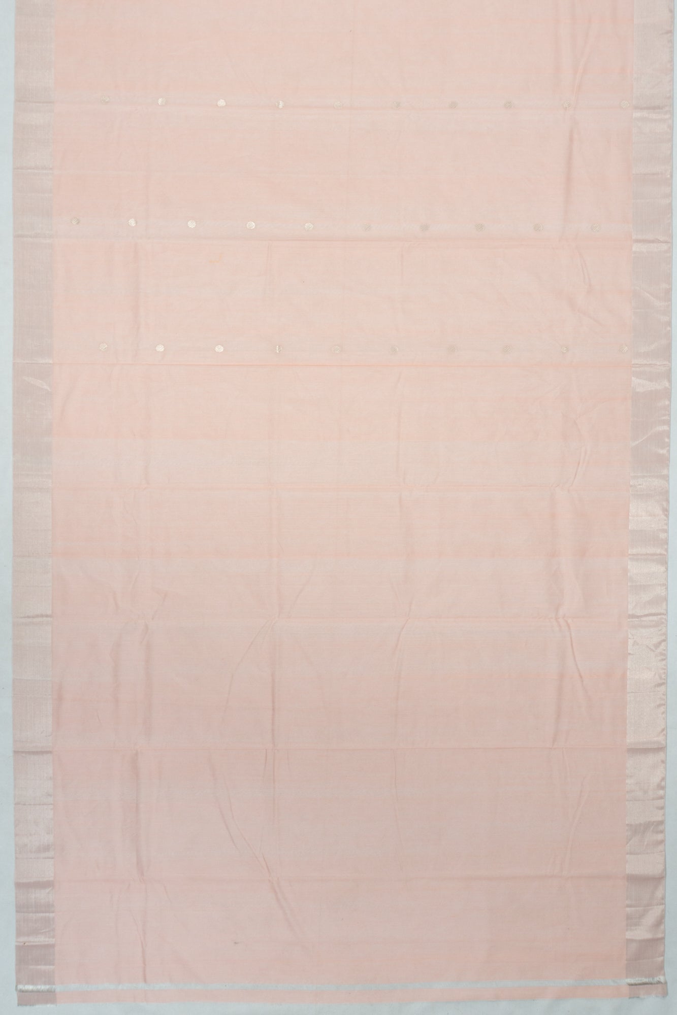 Chanderi Silk Butta Peach Saree