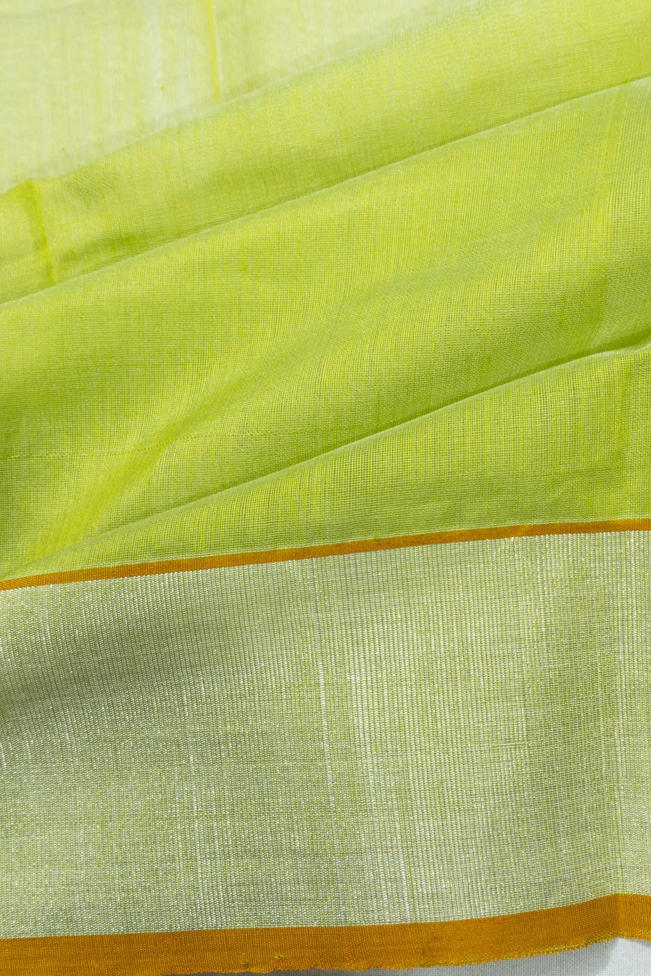 Chanderi Silk Butta Green Saree