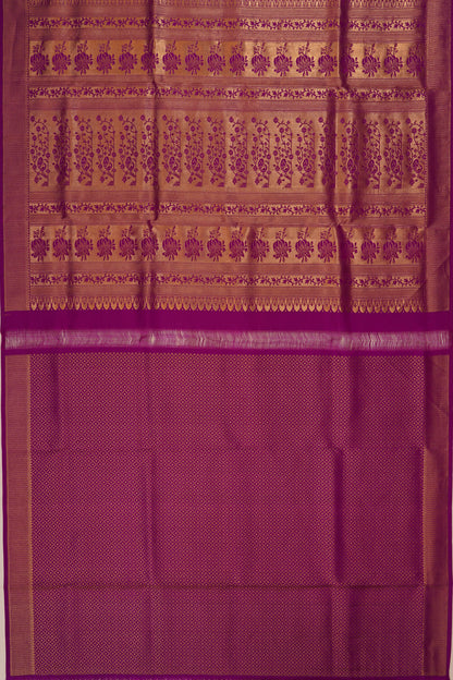 Taranga Kanchi Silk Brocade Purple Saree
