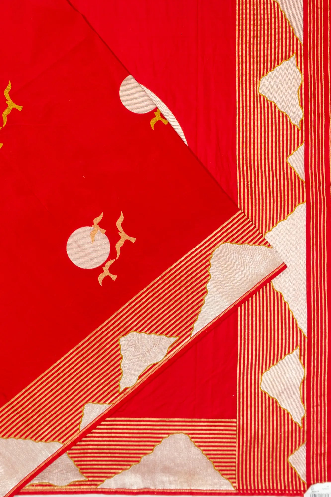 Banarasi Silk Butta Red Saree