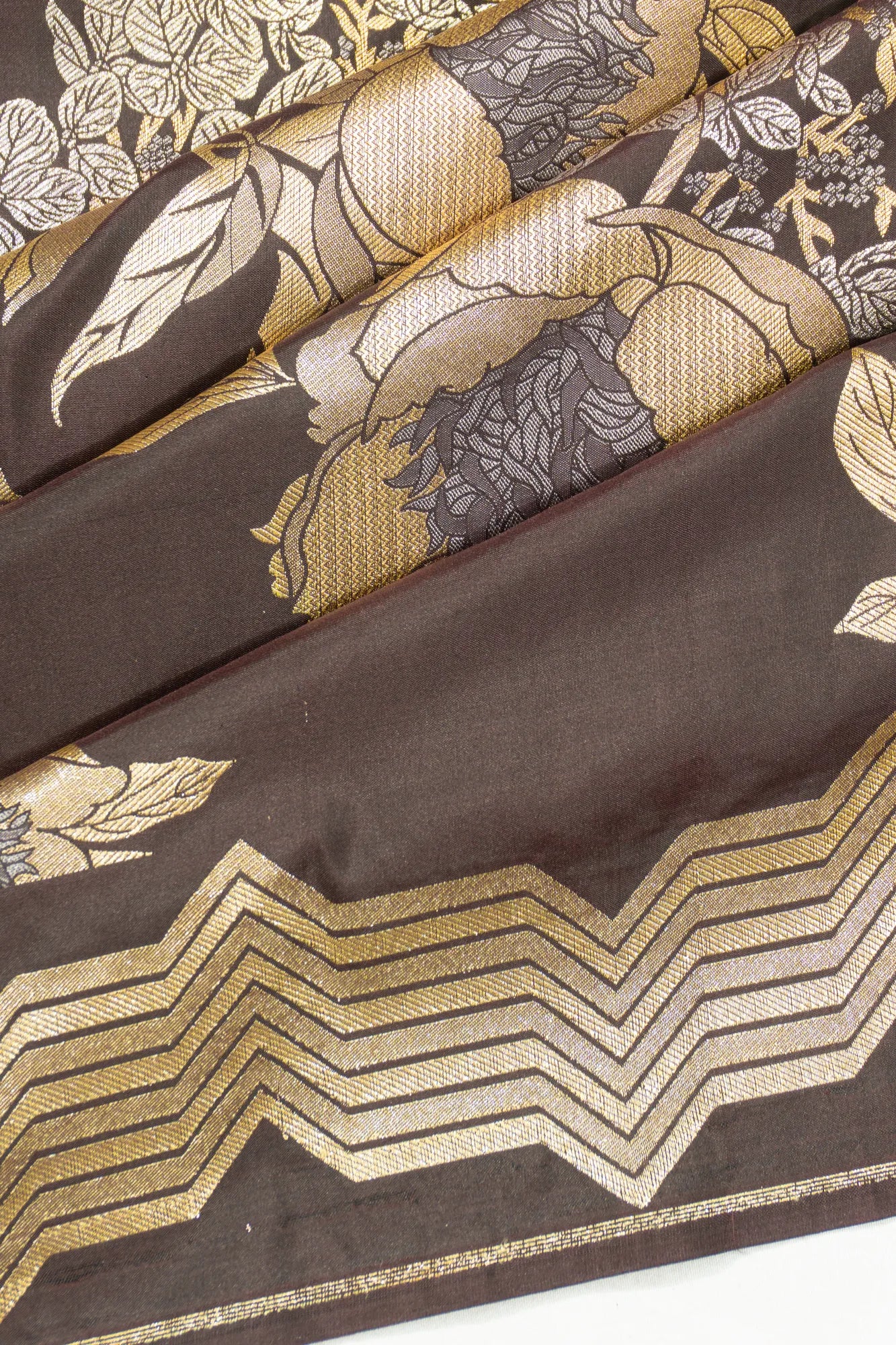 Banarasi Silk Jaal Elephant Grey Saree