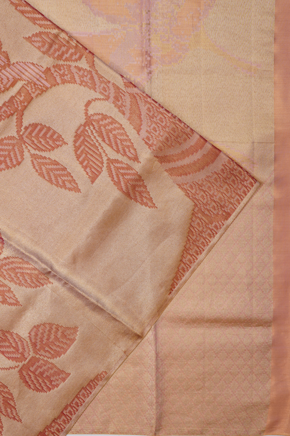 Kanchipuram Silk Tissue Broacde Gold Saree