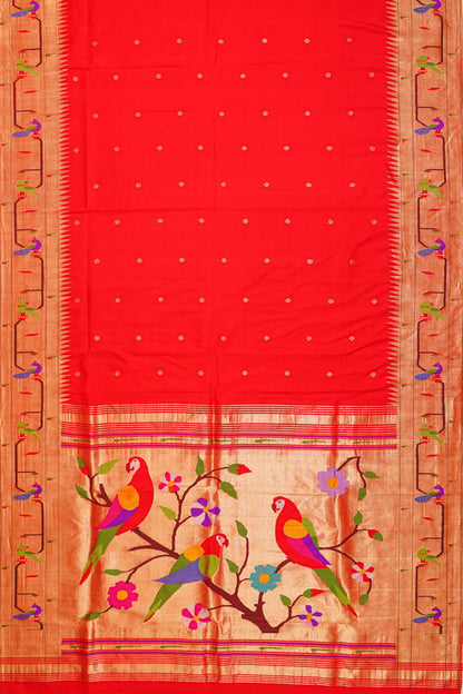 paithani-silk-butta-red-saree-with-akruthi-border-1215794625