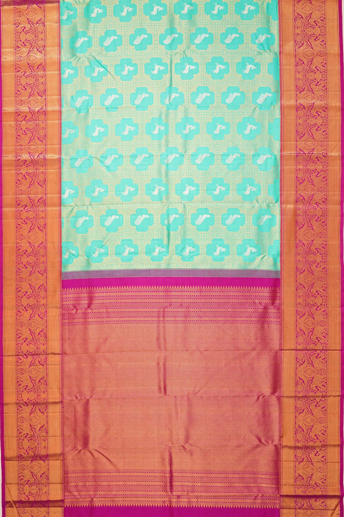 kanchipuram-silk-jaal-and-butta-sky-blue-saree-1215800350