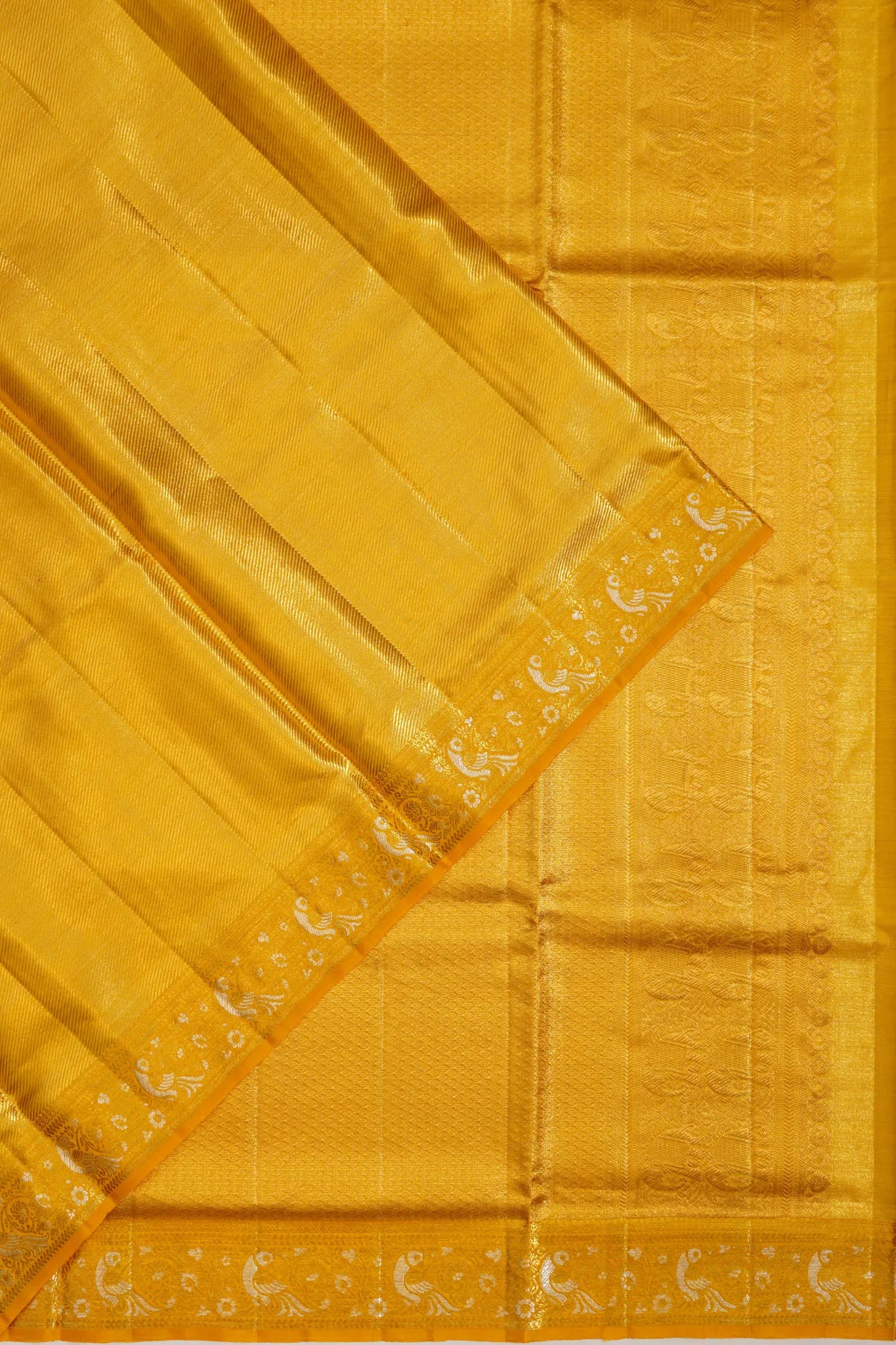 Kanchipuram Silk Tissue Gold Saree