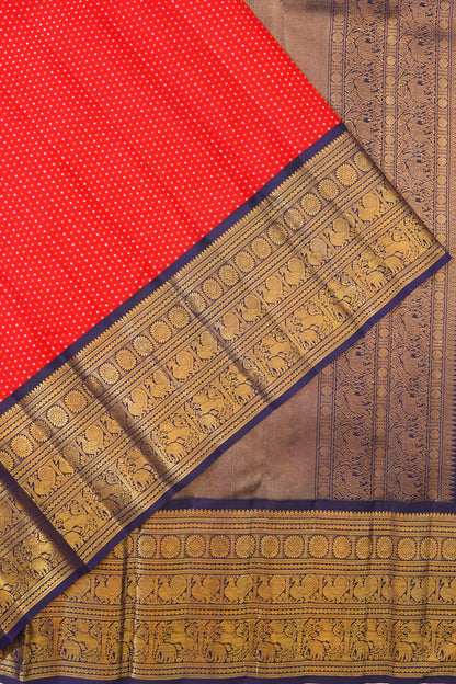 kanchipuram-silk-brocade-red-saree-1215802880
