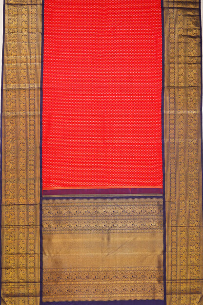 kanchipuram-silk-brocade-red-saree-1215802880
