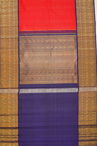 kanchipuram-silk-brocade-red-saree-1215802880