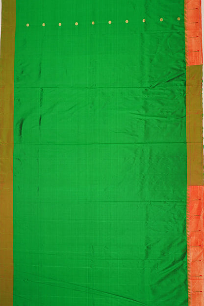 paithani-silk-butta-dark-green-saree-with-single-muniya-border-1215811138