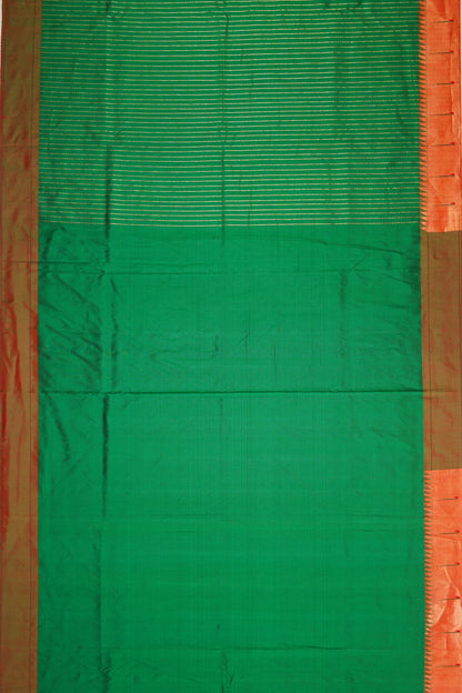 paithani-silk-butta-dark-green-saree-with-single-muniya-border-1215811139