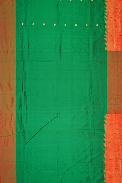 paithani-silk-butta-dark-green-saree-with-triple-muniya-border-1215811140