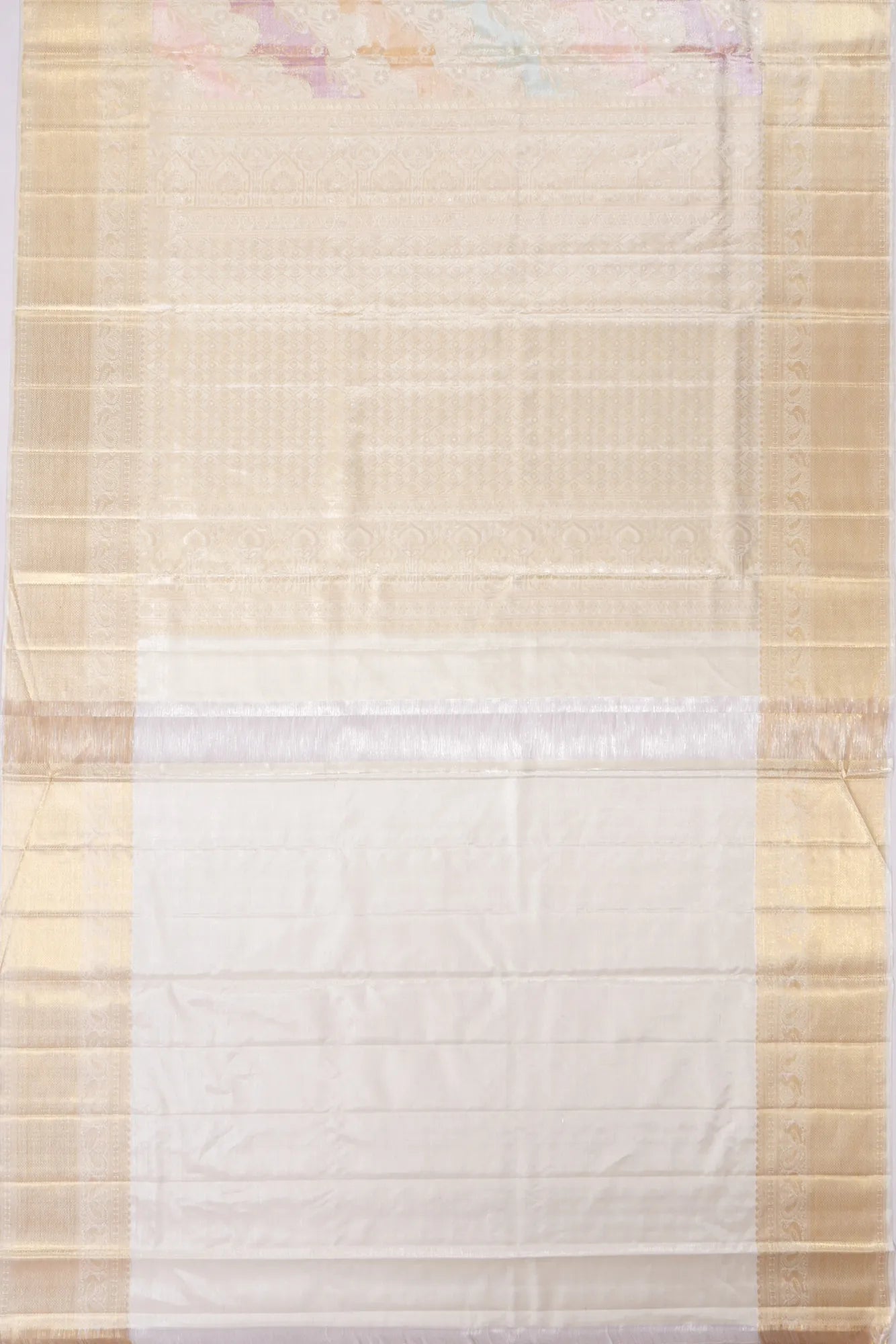 Kankatala Kanchipuram Silk Tissue Jaal Rangkat Saree g2