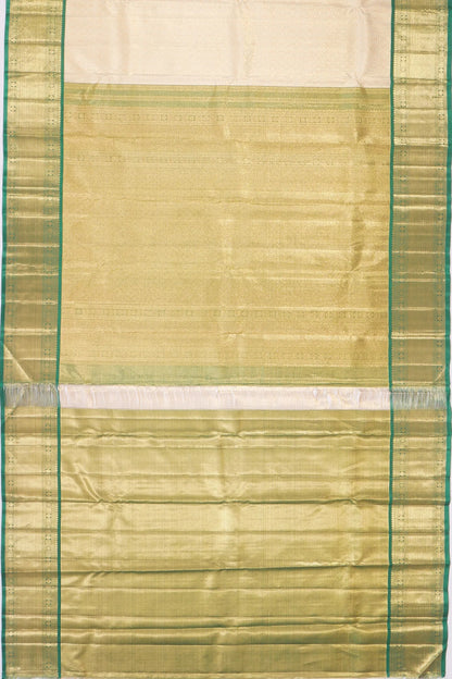 Kankatala Kanchipuram Silk Tissue Brocade Gold Saree g2