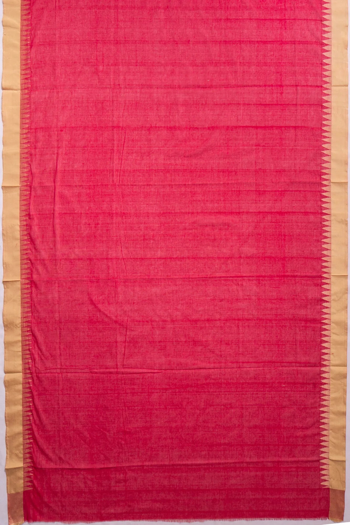 ponduru-handspun-cotton-plain-red-saree-1215822908