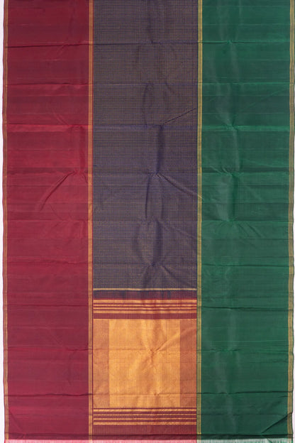 classic-kanchipuram-silk-half-n-half-dark-blue-saree-with-ganga-jamuna-border-1215825608