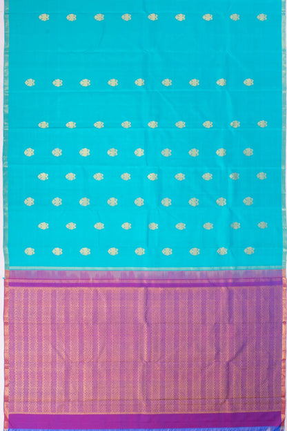 kanchipuram-silk-butta-half-n-half-sky-blue-and-purple-saree-1215825612