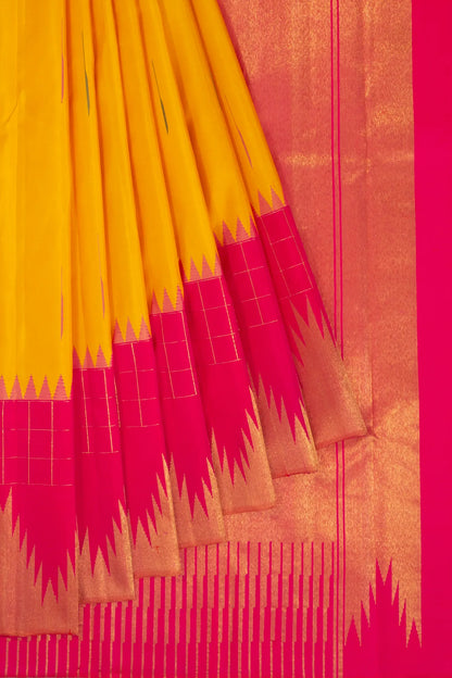 classic-kanchipuram-silk-butta-mustard-yellow-saree-with-temple-border-1215825619