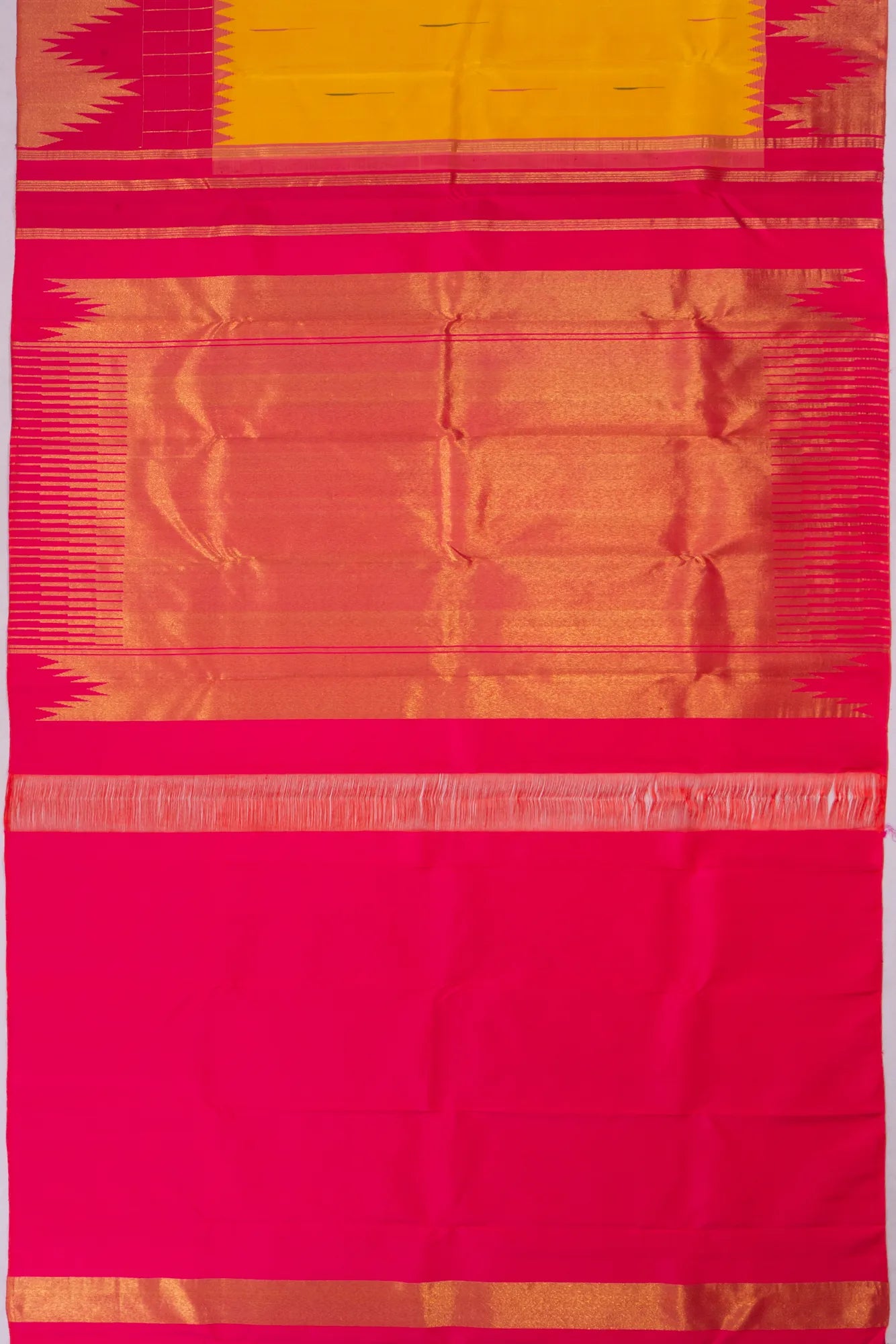 classic-kanchipuram-silk-butta-mustard-yellow-saree-with-temple-border-1215825619