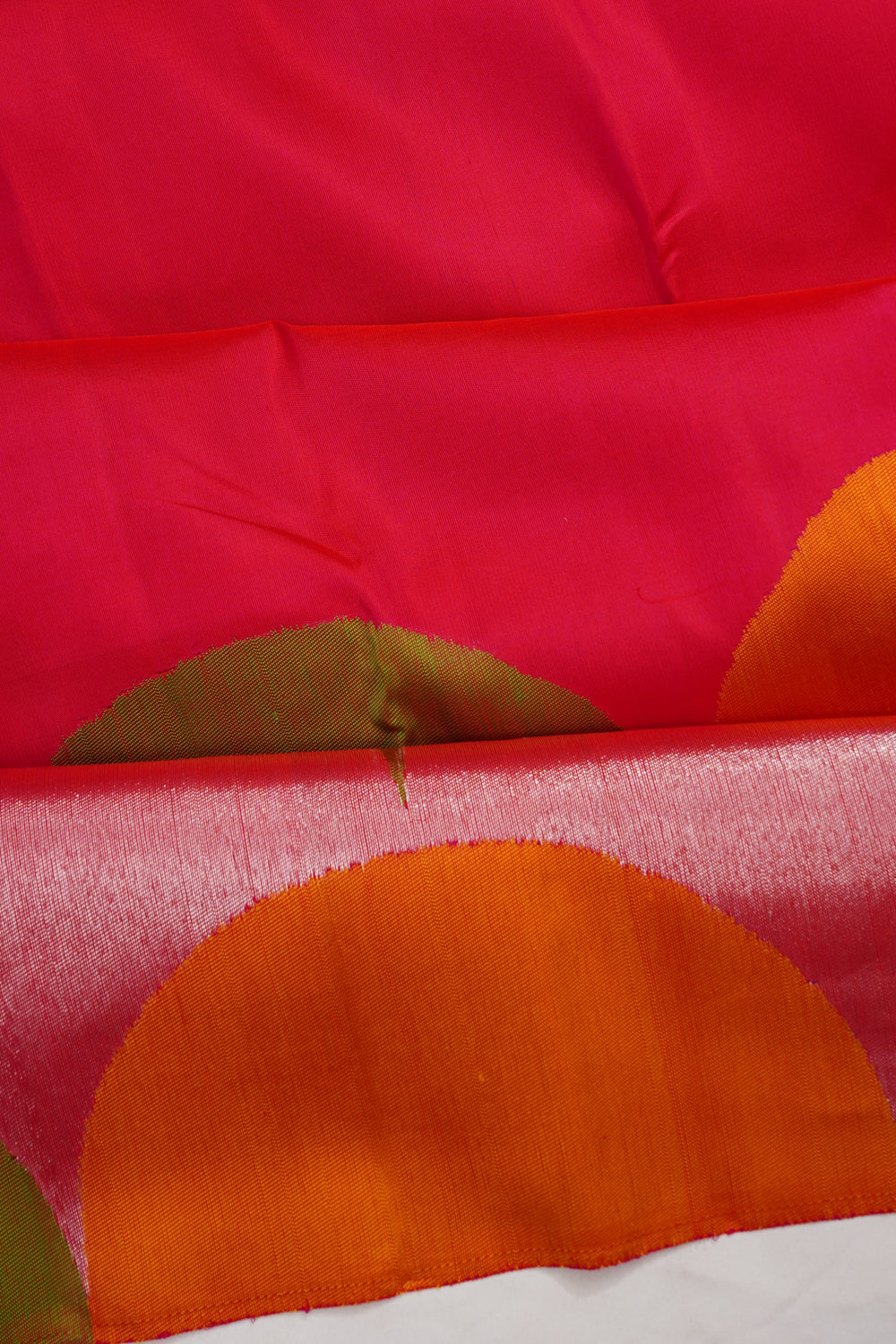 Kanchipuram Silk Plain Pink Saree