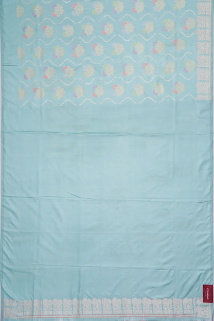 Banarasi Silk Jaal Sky Blue Saree