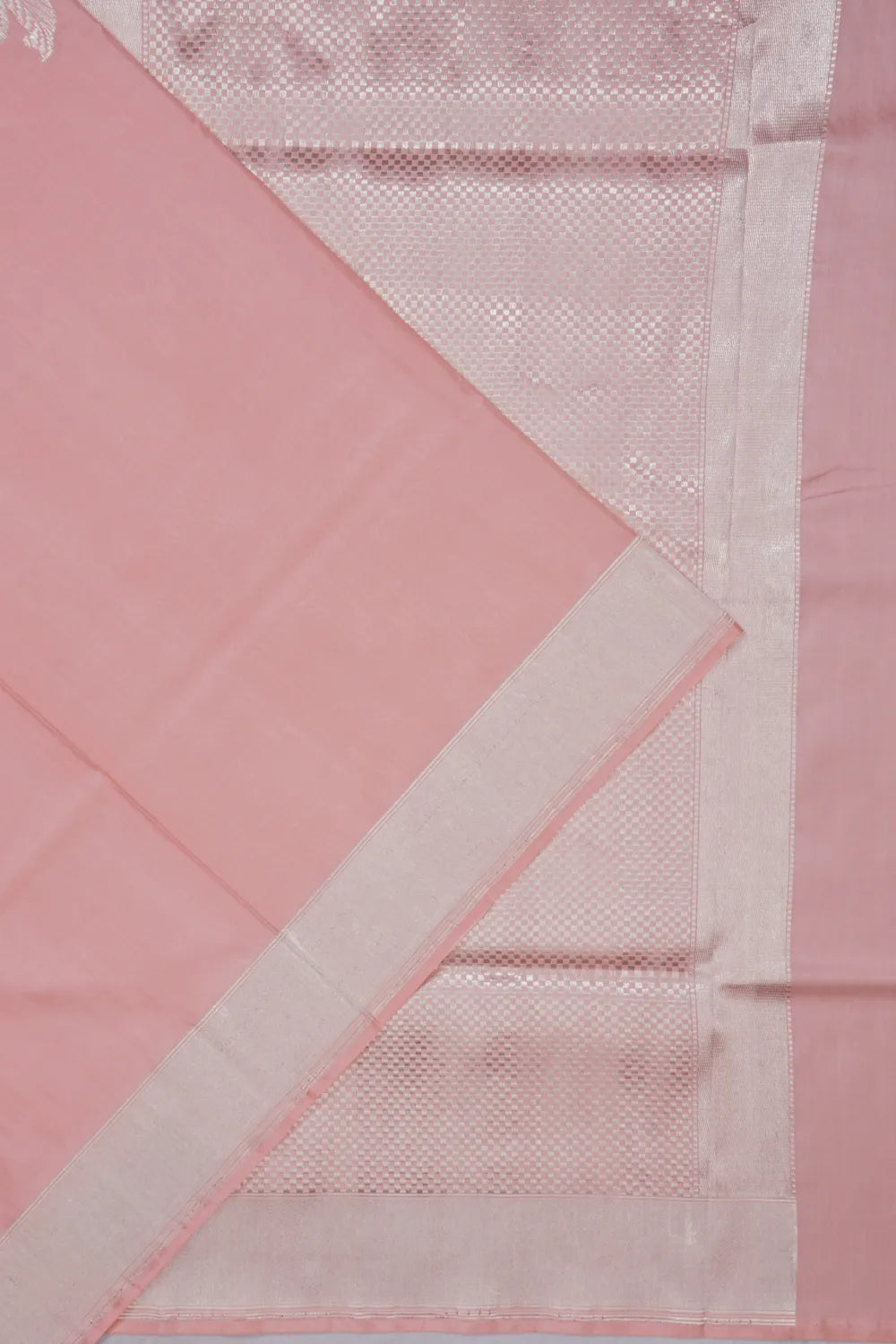 Banarasi Silk Kadwa Butta Baby Pink Saree