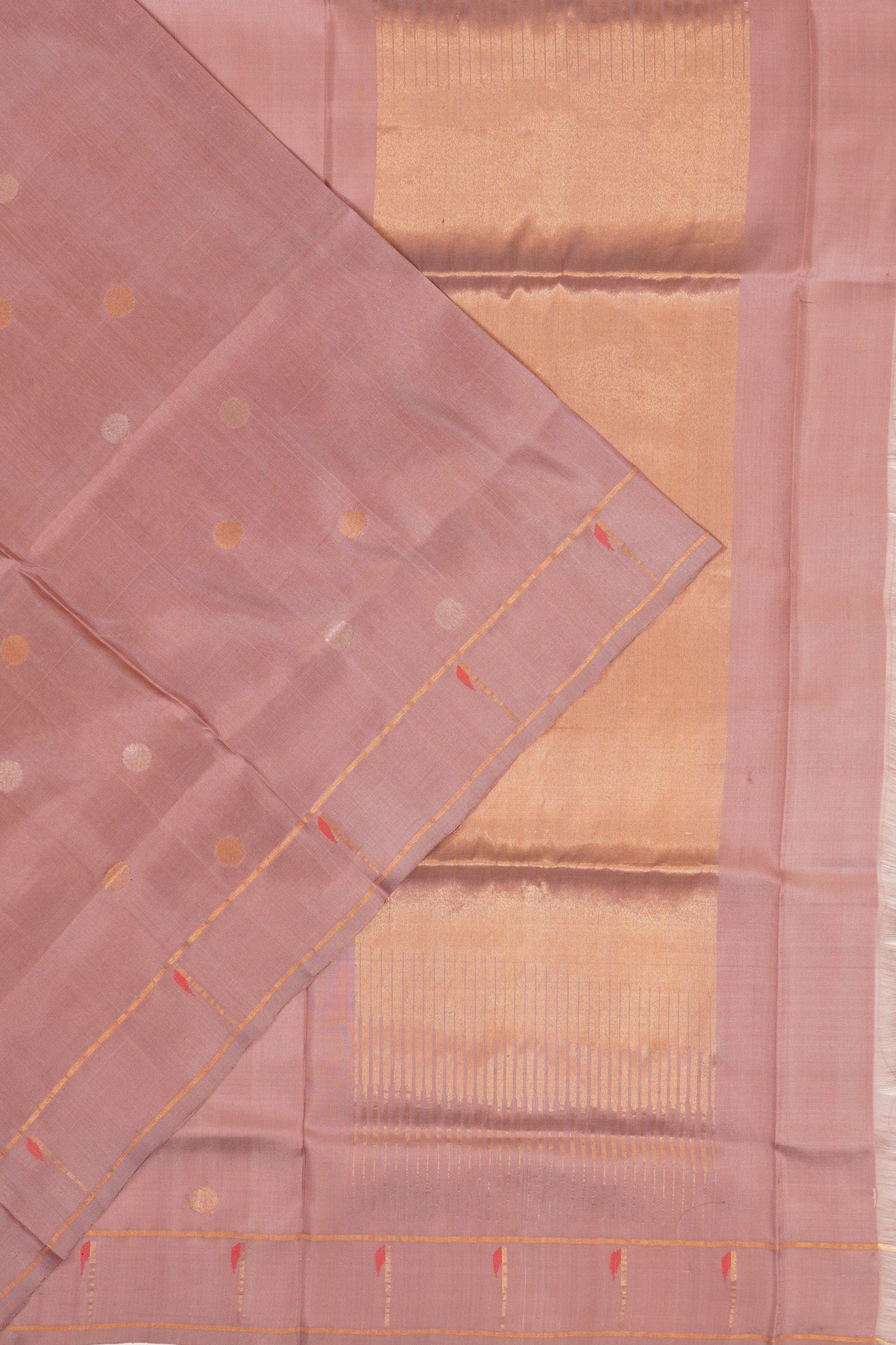 Uppada Silk Butta Lilac Saree