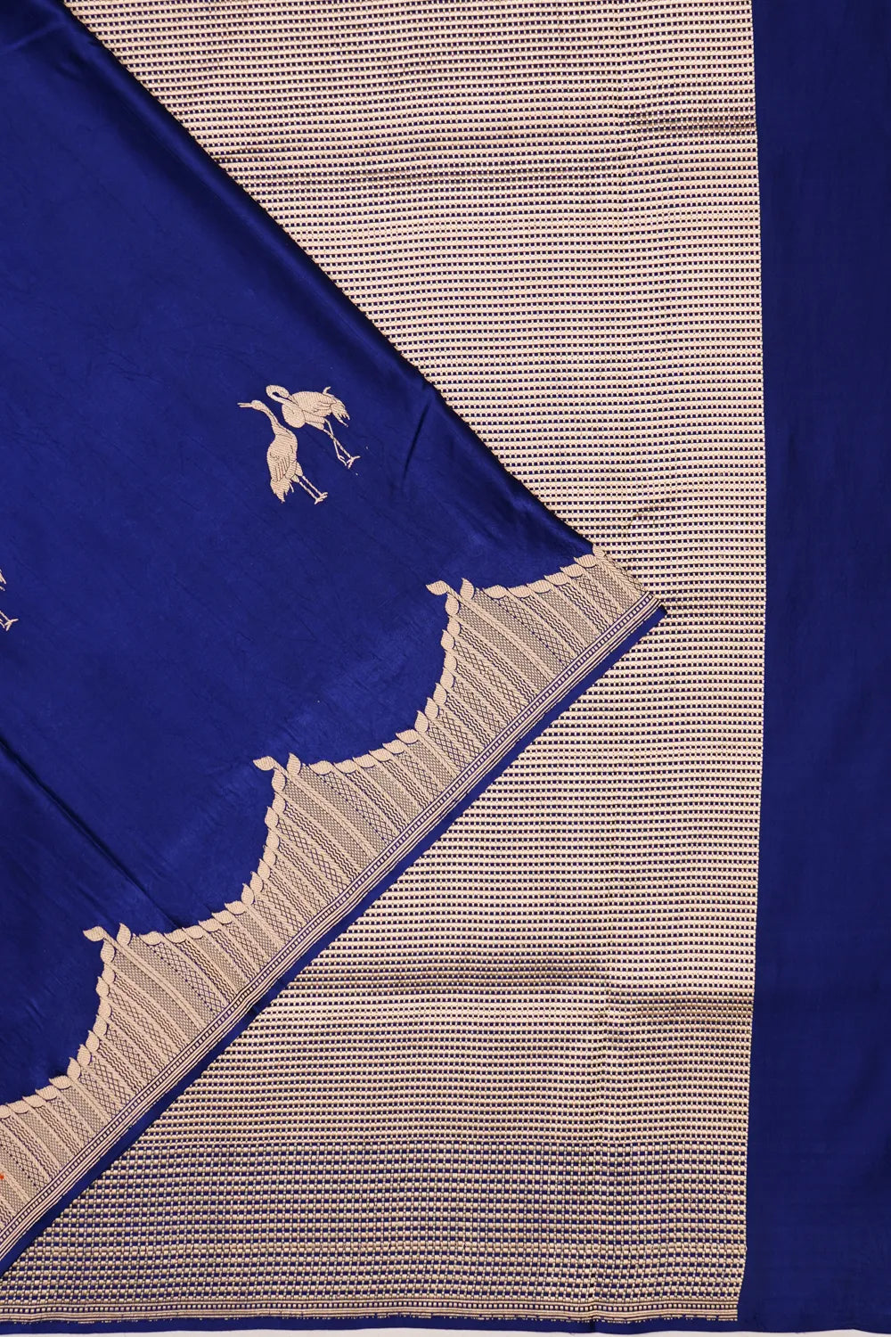 Banarasi Silk Butta Royal Blue Saree