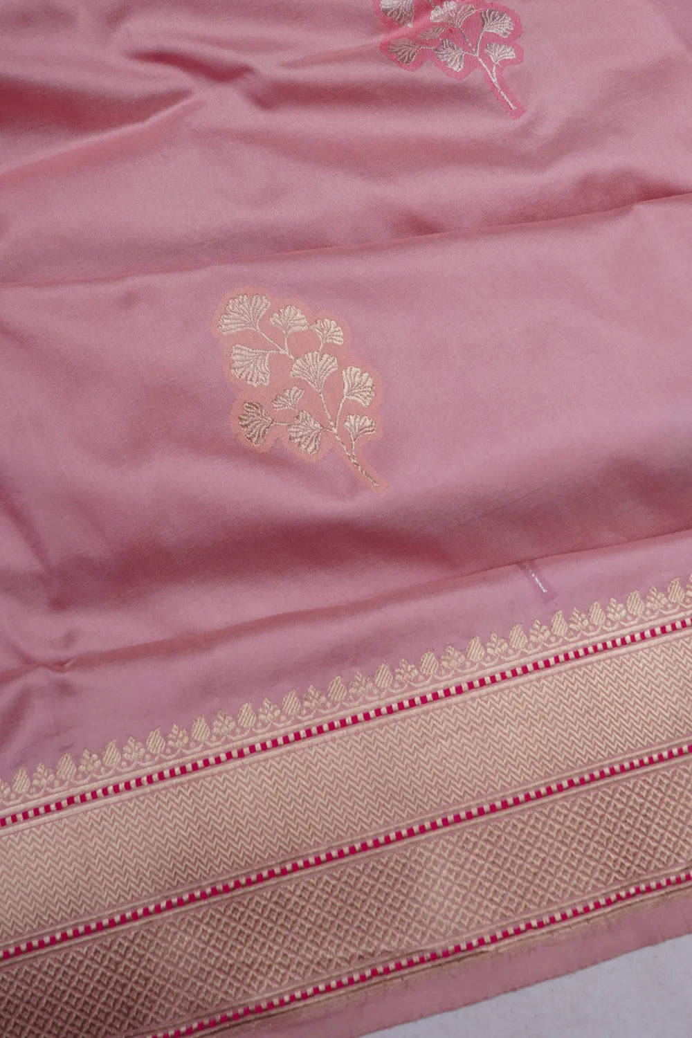 Banarasi Silk Butta Lavender Saree
