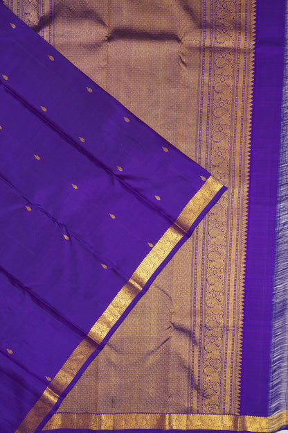 Taranga Kanchi Silk Butta Royal Blue Saree