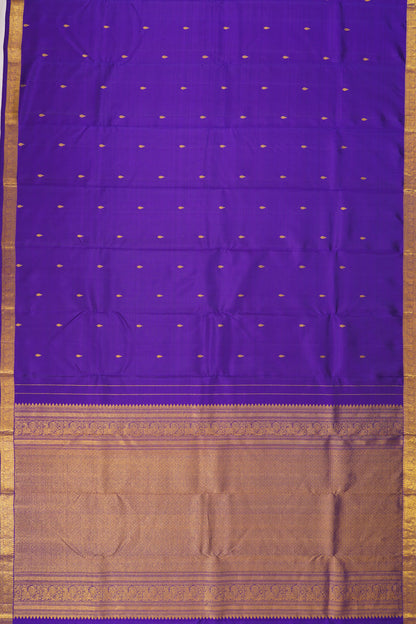 Taranga Kanchi Silk Butta Royal Blue Saree