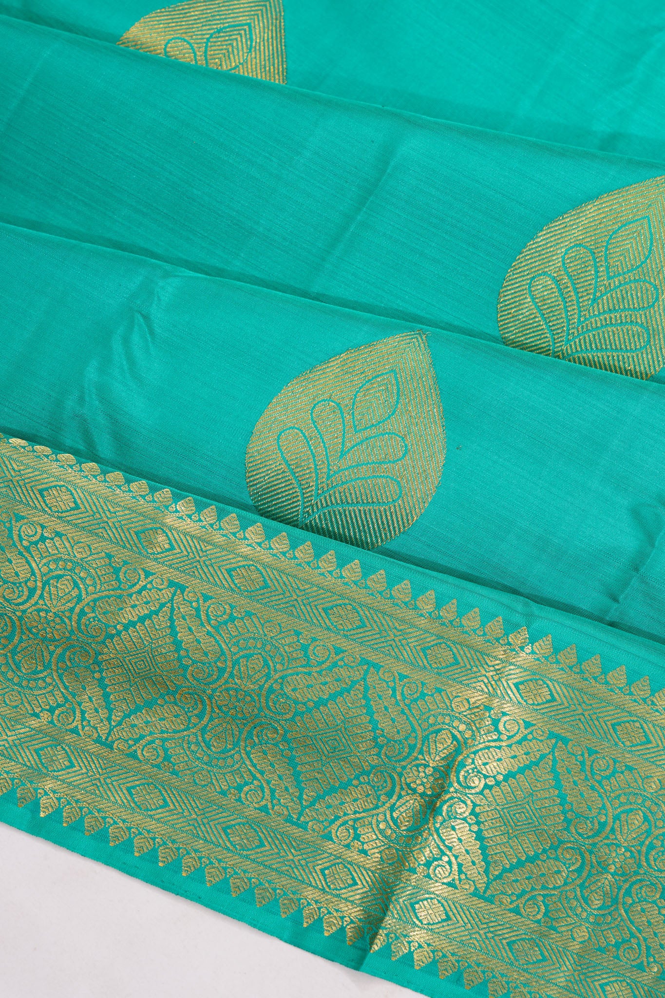 Taranga Kanchi Silk Butta Sky Blue Saree