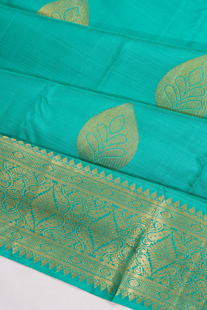 Taranga Kanchi Silk Butta Sky Blue Saree
