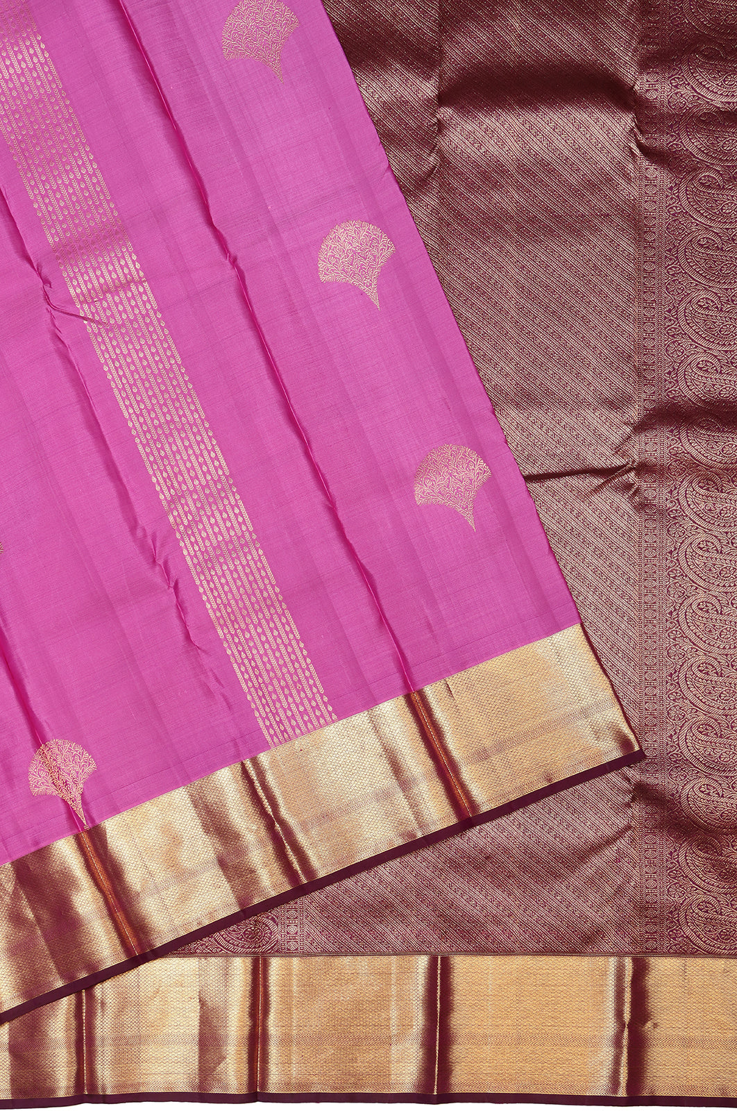 Taranga Kanchi Silk Butta Pink Saree