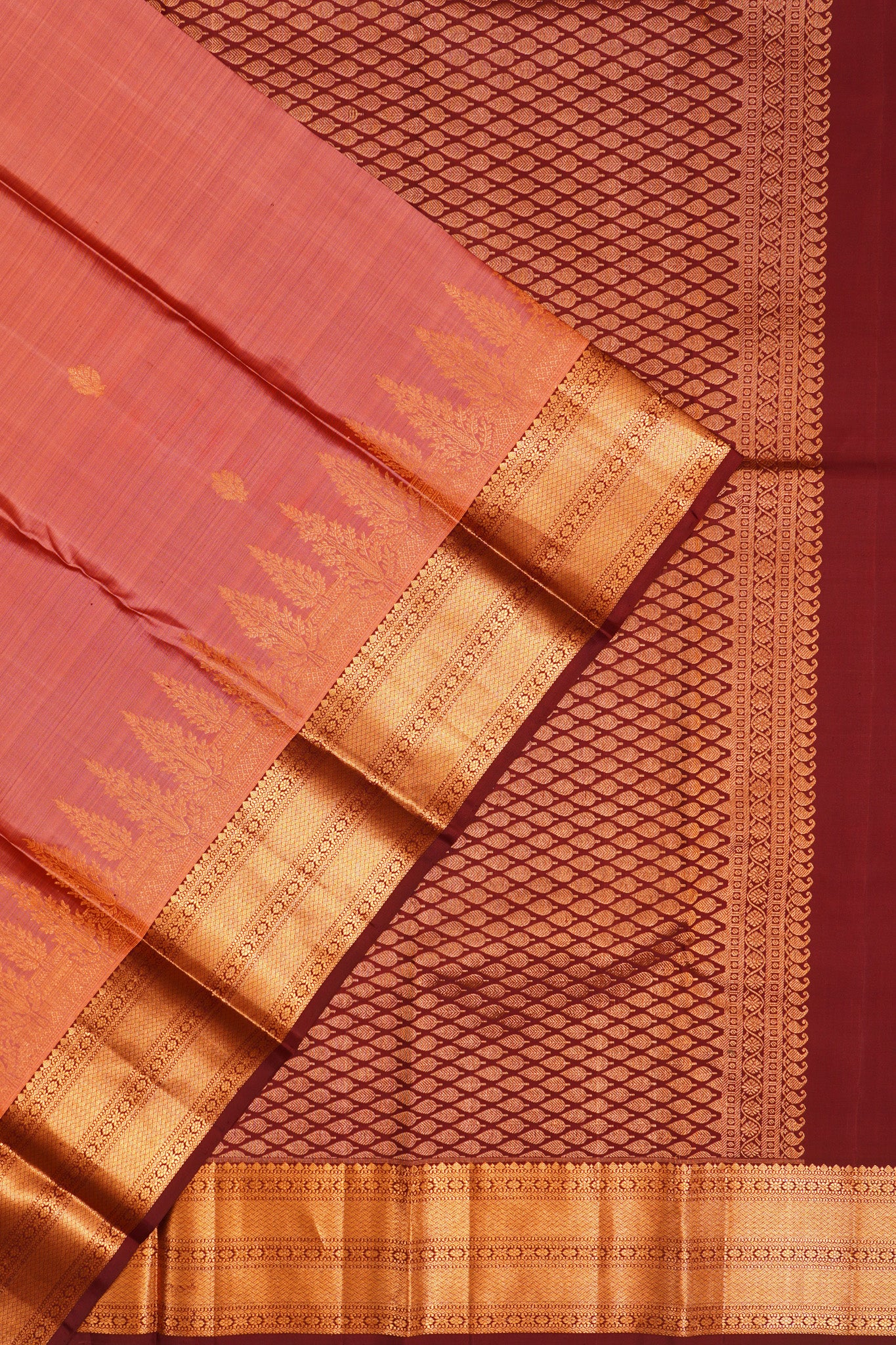 Taranga Kanchi Silk Butta Pink Saree