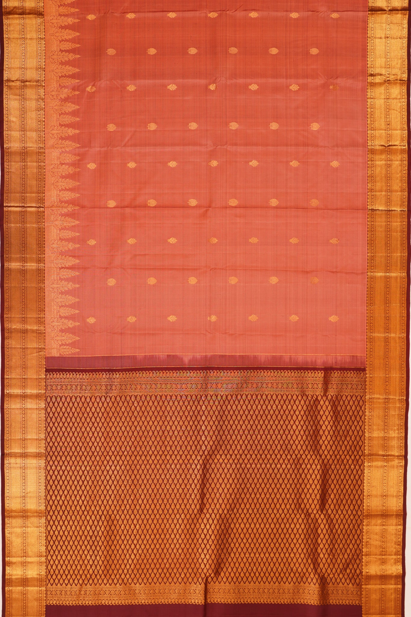 Taranga Kanchi Silk Butta Pink Saree