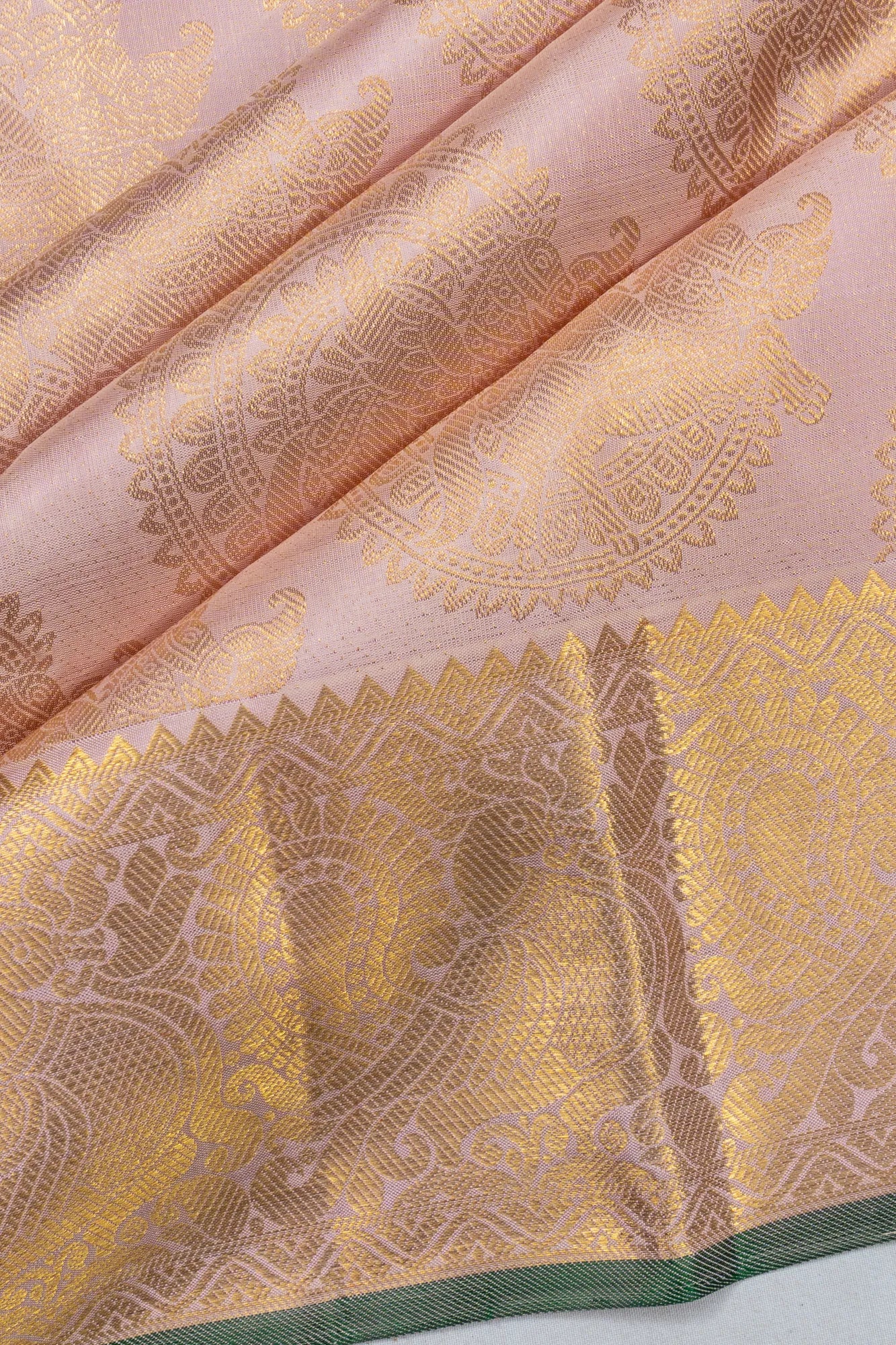 Kanchipuram Silk Butta Lilac Saree