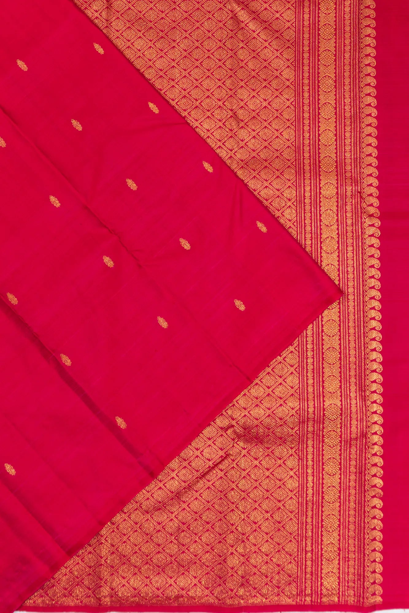 Kanchipuram Silk Butta Pink Saree