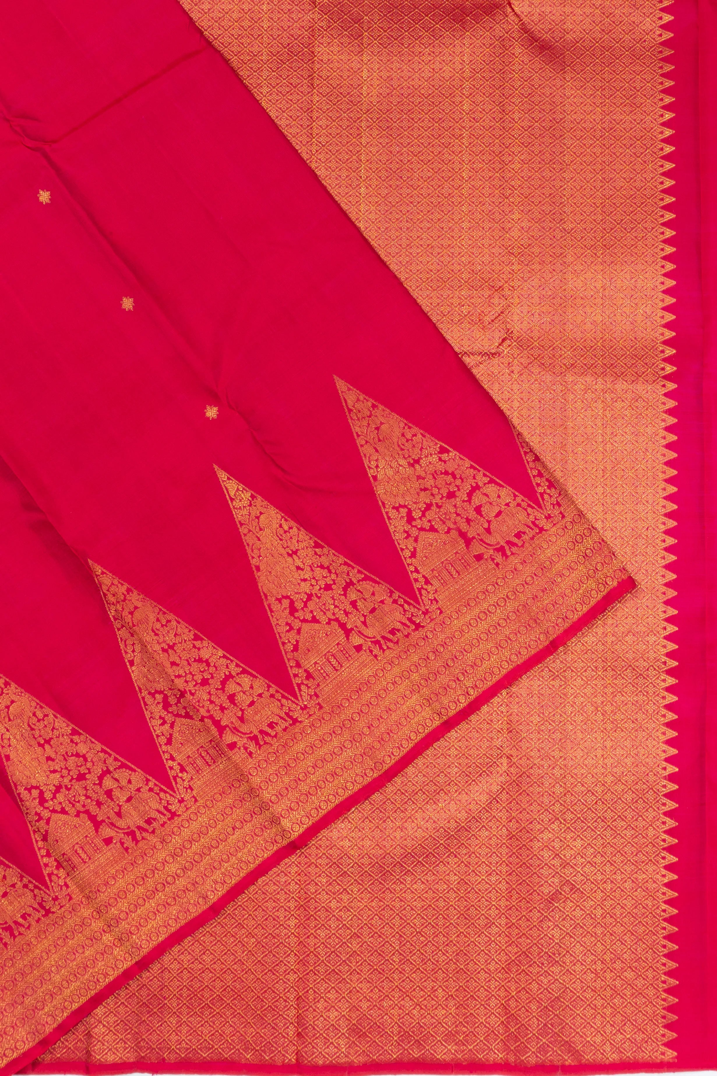 Taranga Kanchi Silk Butta Pink Saree