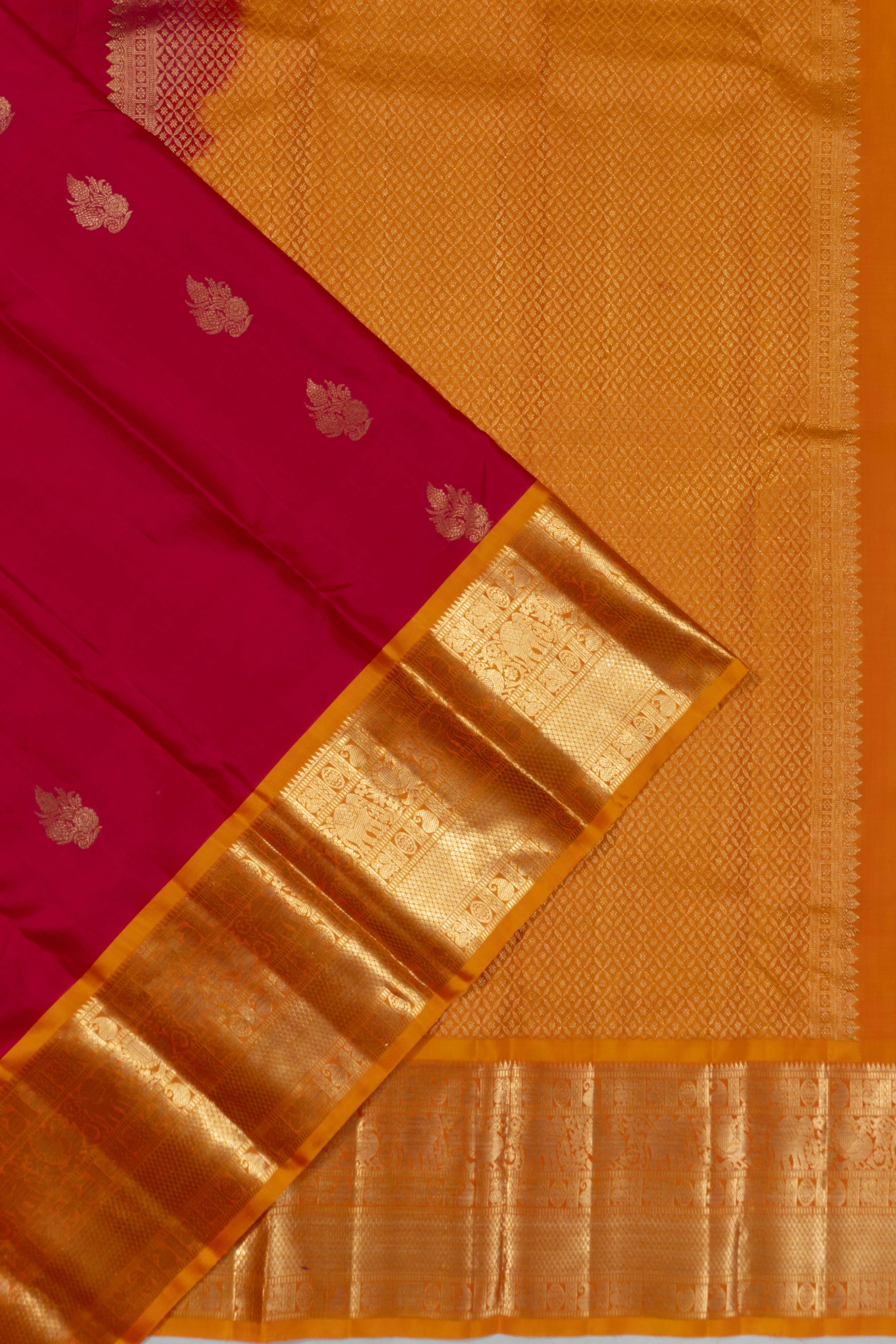 Taranga Kanchi Silk Butta Pink Saree