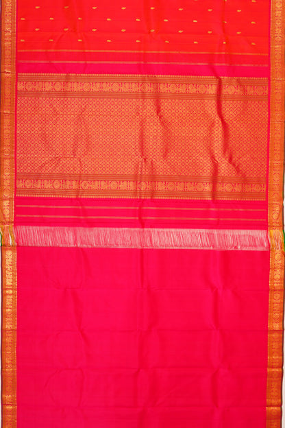 Kanchipuram Silk Butta Red Saree