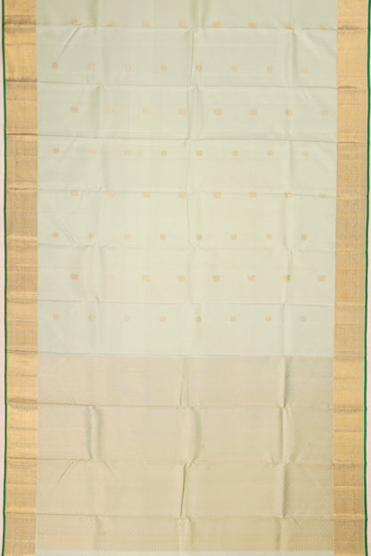 Kanchipuram Silk Butta Pastel Green Saree