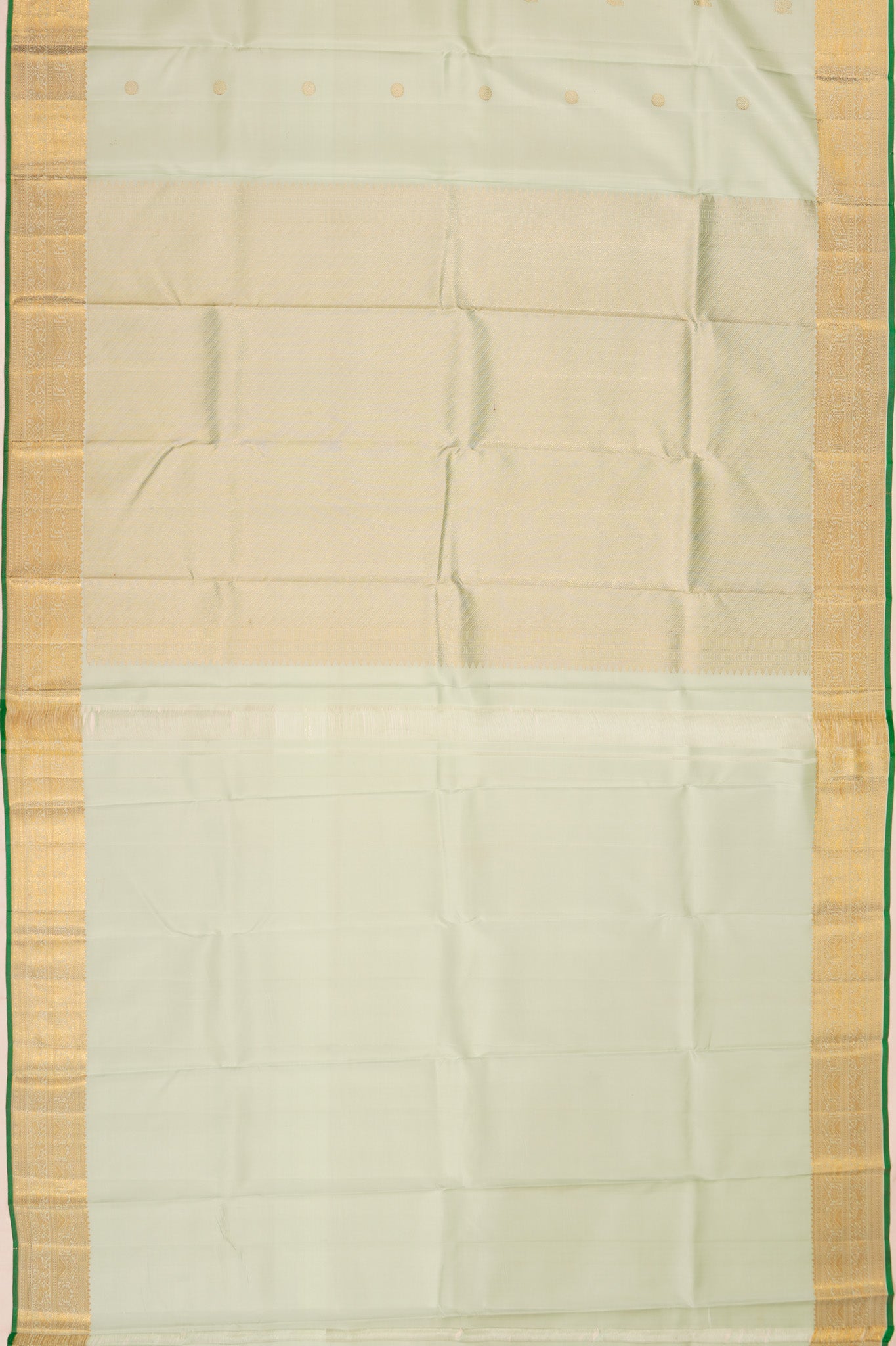 Kanchipuram Silk Butta Pastel Green Saree