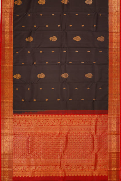 Taranga Kanchi Silk Butta Black Saree
