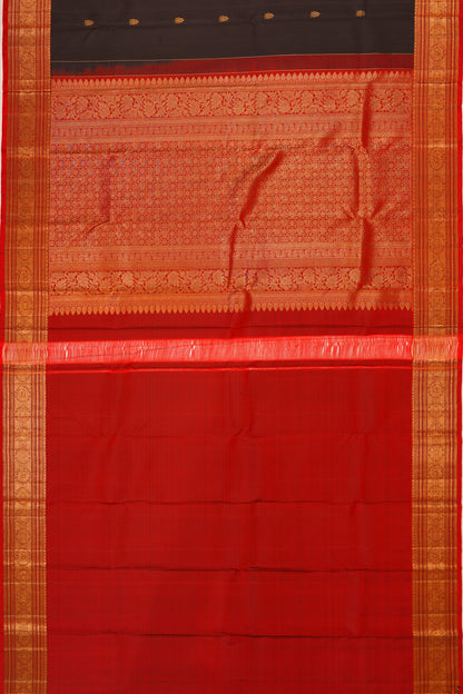 Taranga Kanchi Silk Butta Black Saree