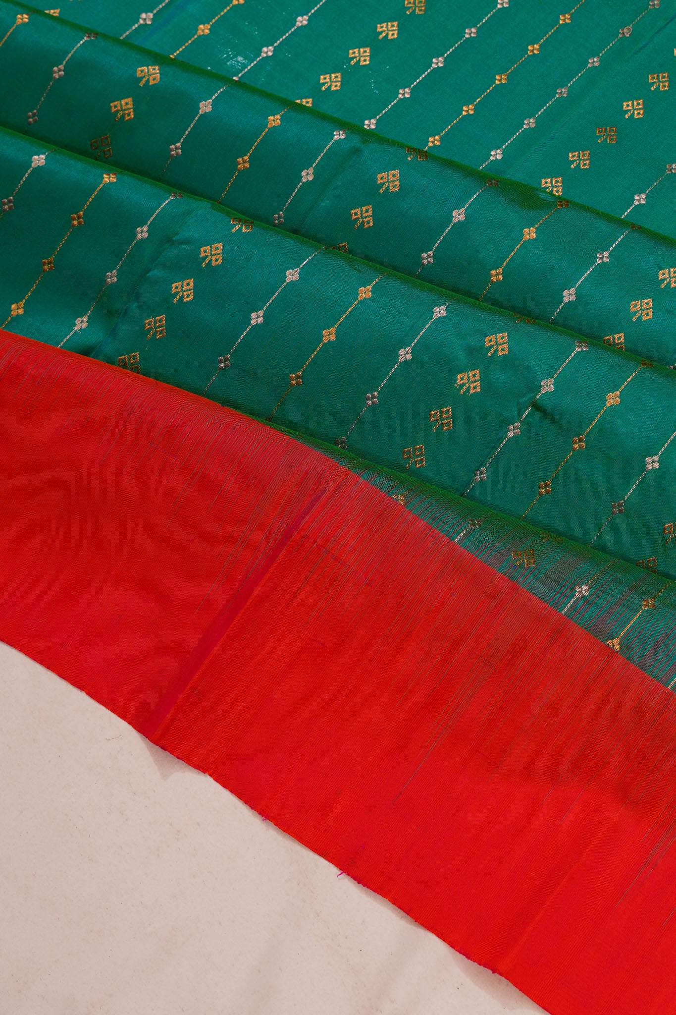 Taranga Kanchi Silk Brocade Sea Blue Saree
