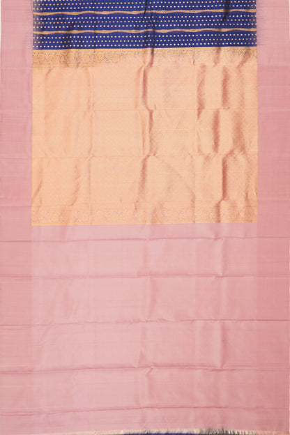 Taranga Kanchi Silk Brocade Dark Blue Saree