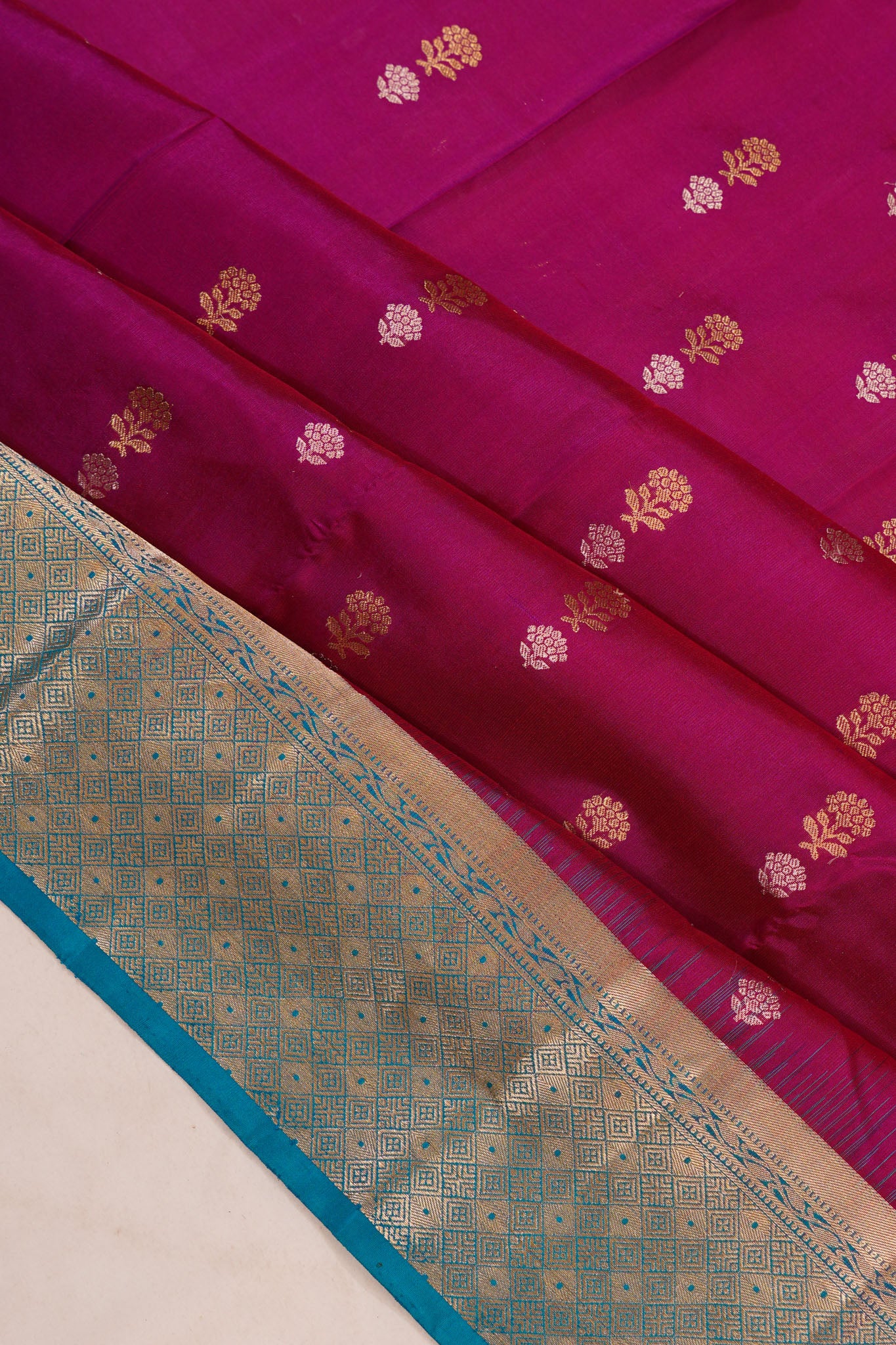 Taranga Kanchi Silk Butta Pink Saree