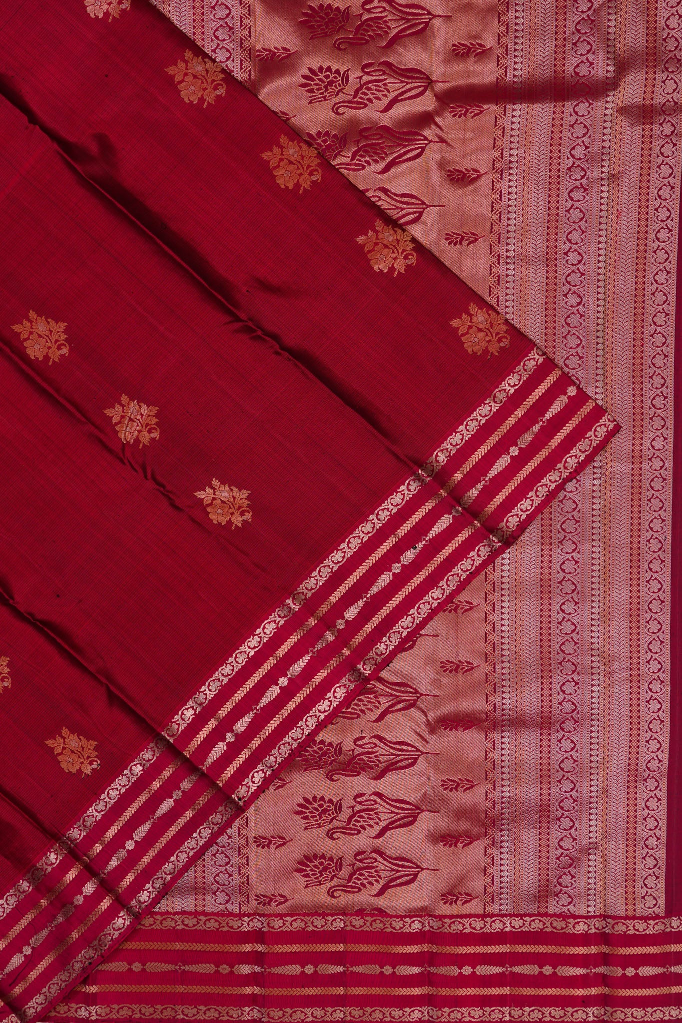 Taranga Kanchi Silk Butta Pink Saree