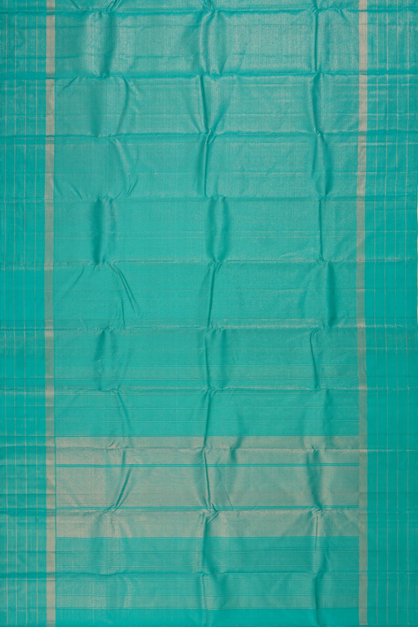 Taranga Kanchi Silk Checks Sky Blue Saree